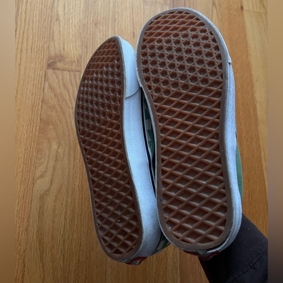 Green checkered slip on Vans - Picture 6 of 8